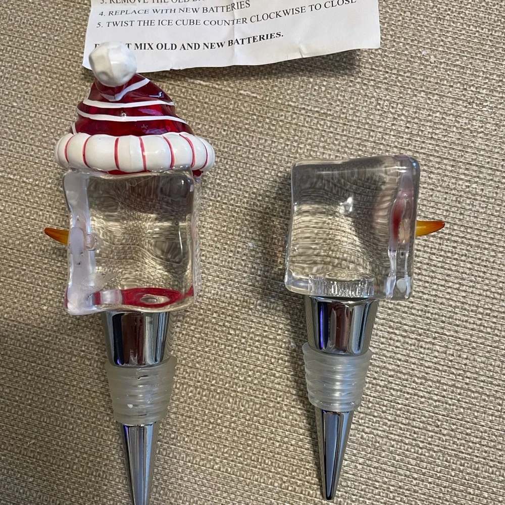 Wine Christmas Light Up Bottle Stoppers